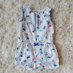 Baby girl floral Romper